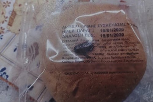 Αποτέλεσμα εικόνας για Βρέθηκε κατσαρίδα στο ψωμί