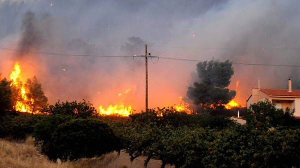 Στη μάχη κατά της φωτιάς και η Πολιτική Προστασία του Δήμου Αχαρνών