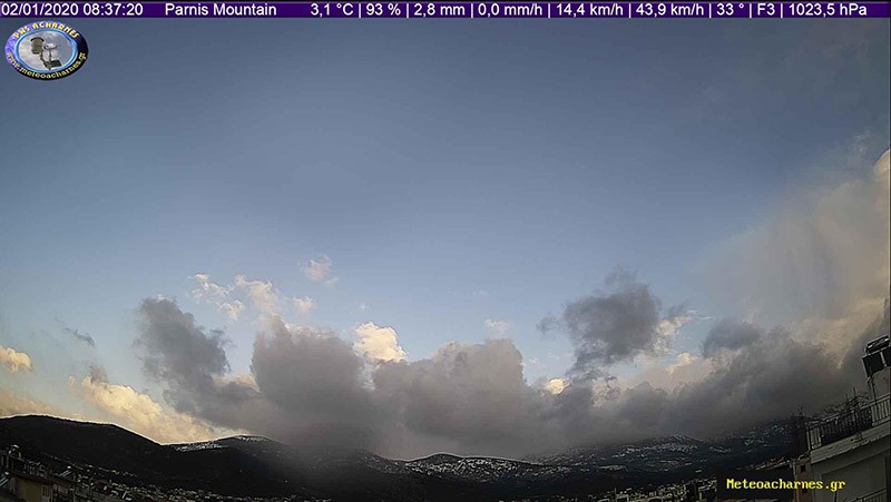 Meteoacharnes: Καιρική «ανακωχή» για δύο μόνο  ημέρες. Η πρόγνωση για Αχαρνές, Ίλιον & Φυλή