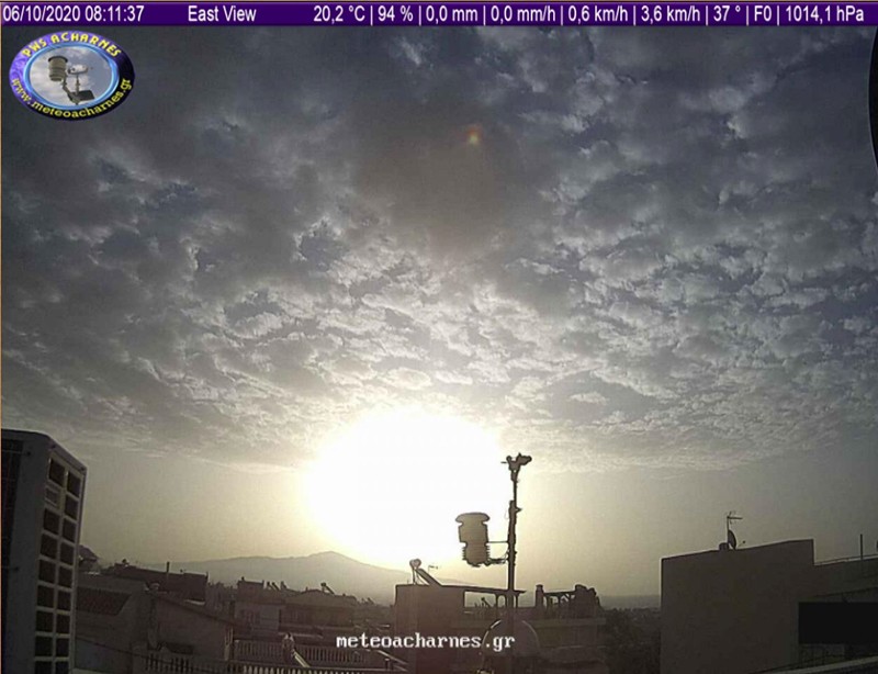 Meteoacharnes: Υπομονή, απομακρύνεται την Πέμπτη η σκόνη. Η πρόγνωση για Αχαρνές, Ίλιον & Φυλή