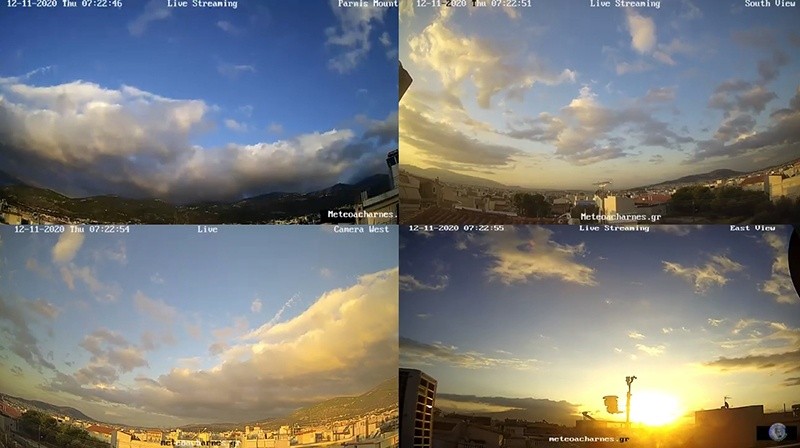 Meteoacharnes: Μικρή πιθανότητα σήμερα για ασθενή βροχόπτωση. Η πρόγνωση για Αχαρνές, Ίλιον & Φυλή