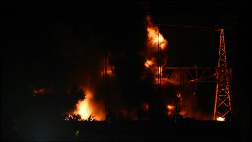 Συνδυασμός δυο βλαβών προκάλεσε την πυρκαγιά στο Κέντρο Υπερυψηλής Τάσης του ΑΔΜΗΕ στον Ασπρόπυργο