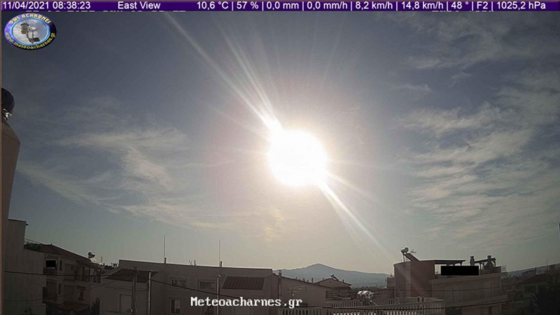 Meteoacharnes: Συνεχίζει την άνοδο της η θερμοκρασία. Επιστρέφει η σκόνη. Η πρόγνωση για Αχαρνές, Ίλιον & Φυλή