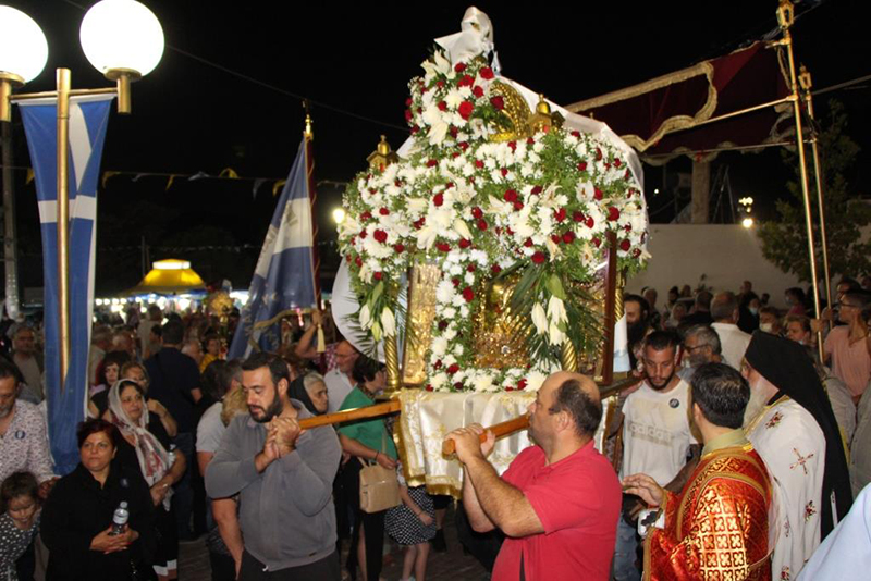 Με κατάνυξη οι εορτασμοί στην Παναγία Κανάλα Άνω Λιοσίων