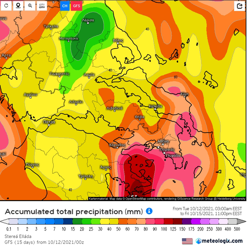 Meteoacharnes: Από Πέμπτη μεσημέρι τα επικίνδυνα φαινόμενα. Η πρόγνωση για Αχαρνές, Ίλιον & Φυλή