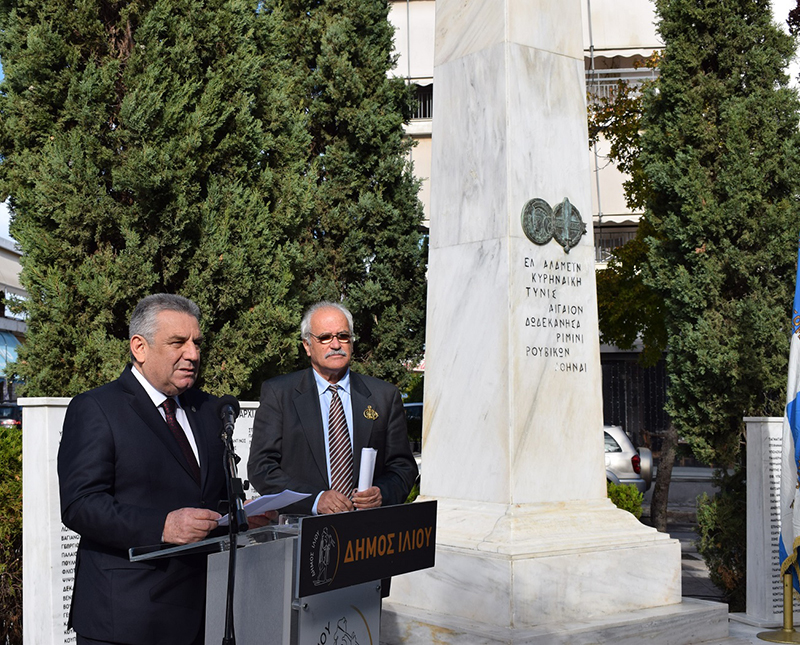 Τους ήρωες των Εκστρατευτικών Σωμάτων Μέσης Ανατολής τίμησε και φέτος ο Δήμος Ιλίου