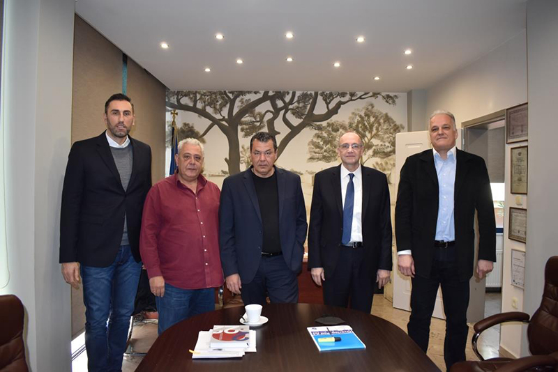 Χρήστος Παππούς: Συνάντηση με την Ελληνική Ομοσπονδία Καλαθοσφαίρισης για τον αγώνα Ελλάδα-Τουρκία