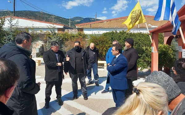 Τον Οικισμό “Καποτά” επισκέφθηκε ο Γ.Γ. Κοινωνικής Αλληλεγγύης Γ. Σταμάτης με τον Δήμαρχο Αχαρνών
