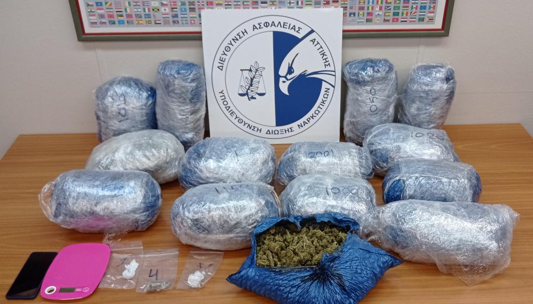 Συνελήφθησαν δύο άτομα για διακίνηση ναρκωτικών ουσιών στην περιοχή των Αχαρνών