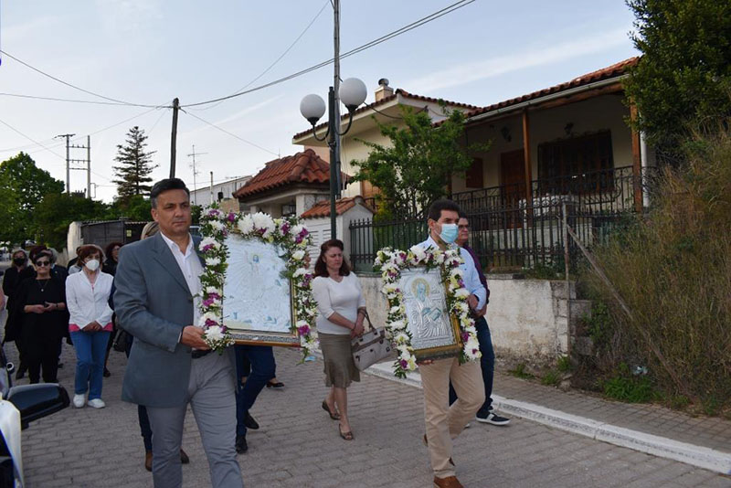 Με κατάνυξη γιόρτασε η Φυλή τον Άγιο Ιωάννη τον Θεολόγο της