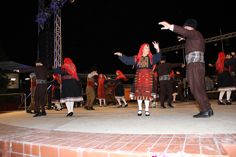 Τη δεύτερη μέρα των εκδηλώσεων, στην κεντρική πλατεία χόρεψαν το τμήμα παραδοσιακών χωρών του Πολιτιστικού και Αθλητικού Οργανισμού Η ΠΑΡΝΗΘΑ, το χορευτικό της Δημοτικής Ενότητας Φυλής, ο Σύλλογος Γυναικών Φυλής ΦΥΛΑΣΙΑ και ο Σύλλογος Αρβανίτικου Πολιτισμού Η ΓΡΙΖΑ.