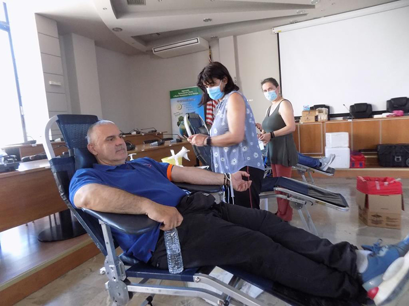 Εθελοντική αιμοδοσία Δήμου Φυλής: Ικανοποιητική η συμμετοχή. Έκκληση να δώσουν και άλλοι αίμα