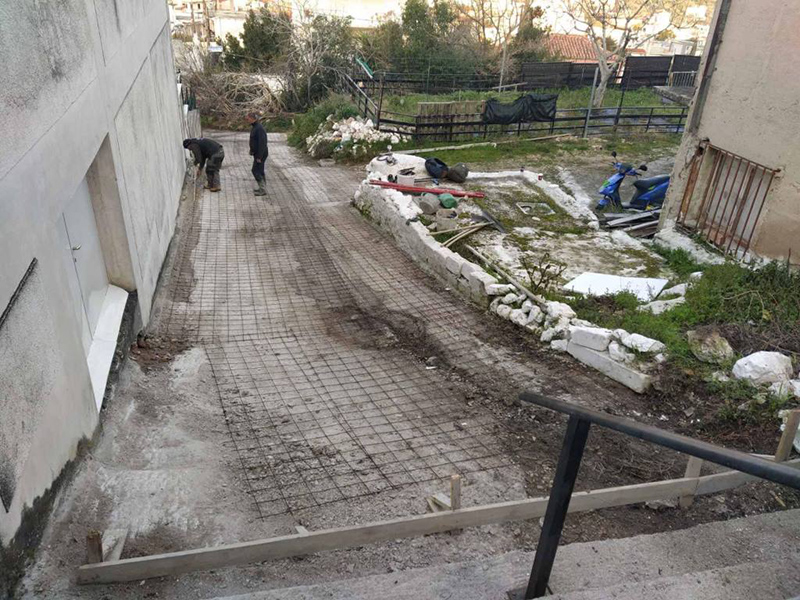 Ανακατασκευάστηκαν 10 δρόμοι με μεγάλη κλίση στη Φυλή