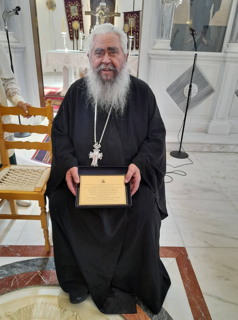 Τιμήθηκε η 46χρονη προσφορά του π. Γεώργιου Βακάλογλου στον Ι.Ν. Αγίου Δημητρίου Άνω Λιοσίων