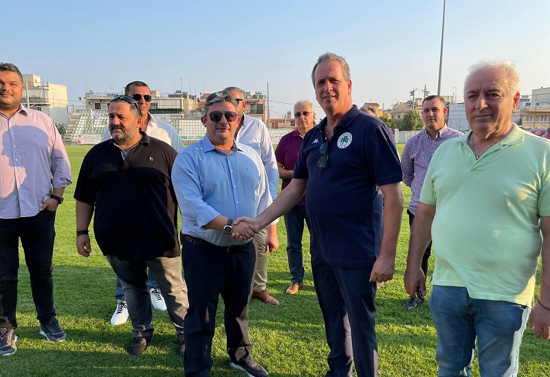 Αγιασμός και πρώτη προπόνηση για τον Αχαρναϊκό. Παρών και ο Δήμαρχος Σπύρος Βρεττός