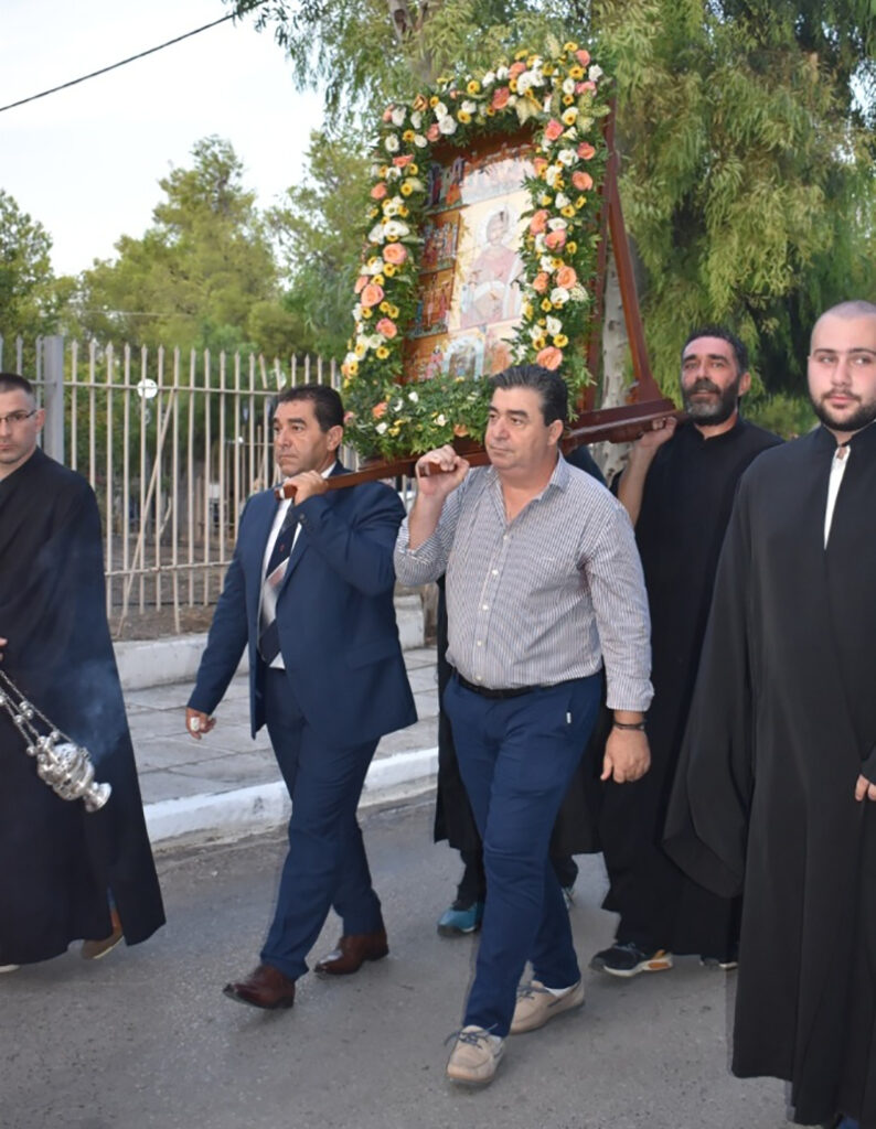 Με κατάνυξη ο εορτασμός στον Ι.Ν. Αγίου Φανουρίου Ζεφυρίου