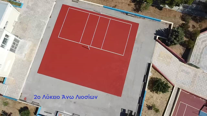 Με νέα γήπεδα μπάσκετ και τένις στις αυλές τους ξεκίνησε η χρονιά για σχολεία του Δήμου Φυλής