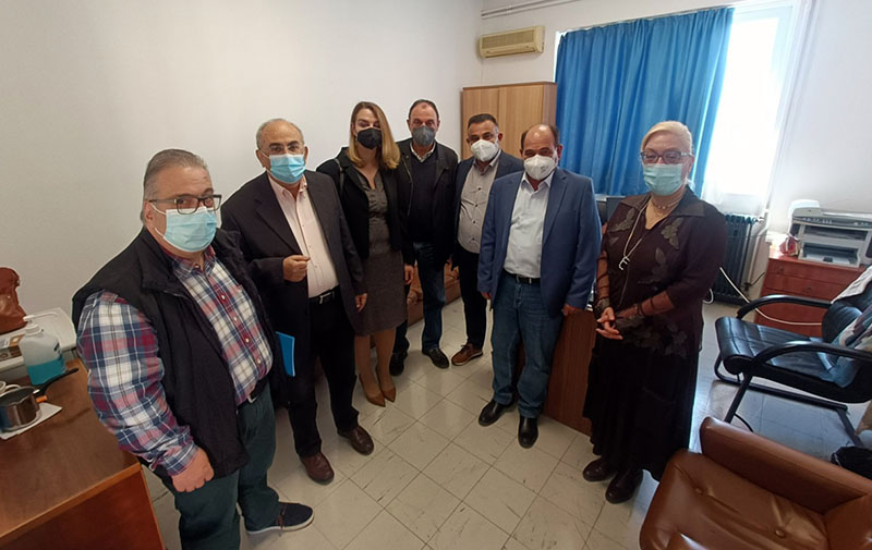 Κυριάκος Χατζηλέρης, υποψήφιος βουλευτής ΠΑΣΟΚ Δυτική Αττική: Επίσκεψη στο Κέντρο Υγείας Μεγάρων