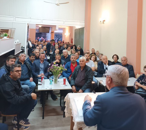 Θανάσης Μπούρας, υποψήφιος βουλευτής ΝΔ Δυτική Αττική: Ενθουσιώδη προεκλογική ομιλία στις Ερυθρές