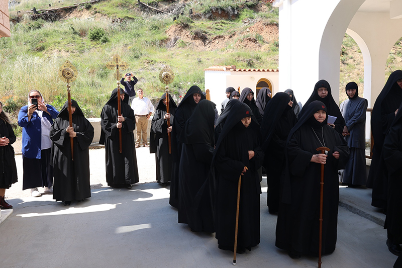 Ι.Μ. Αγίων Κυπριανού και Ιουστίνης Φυλής: Τίμησε τον εορτασμό του Αγίου Πνεύματος στην Ιερά Μονή Αγγέλων