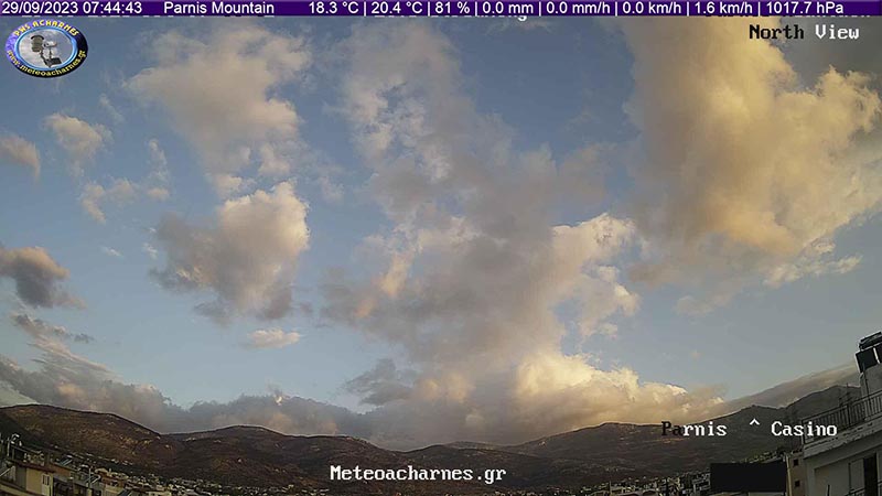 Meteoacharnes: Καθαρά Φθινοπωρινό μοτίβο, χωρίς εξάρσεις σε καιρικά φαινόμενα. Η πρόγνωση για Αχαρνές, Ίλιον & Φυλή