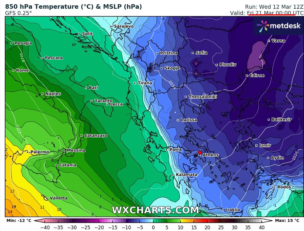 Meteoacharnes: Χρωστάει μάλλον μια τελευταία λέξη ο Χειμώνας. Τι πρέπει να περιμένουμε. Η πρόγνωση για Αχαρνές, Ίλιον & Φυλή