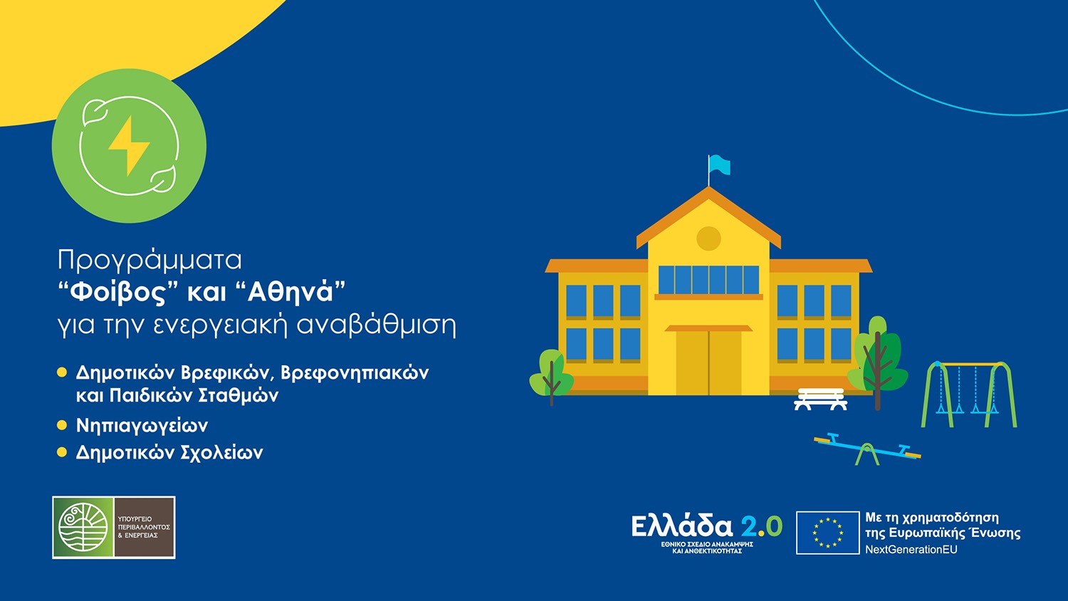 Δήμος Φυλής: Αίτημα για ενεργειακή αναβάθμιση δυο σχολείων μέσα από το πρόγραμμα “Αθηνά”