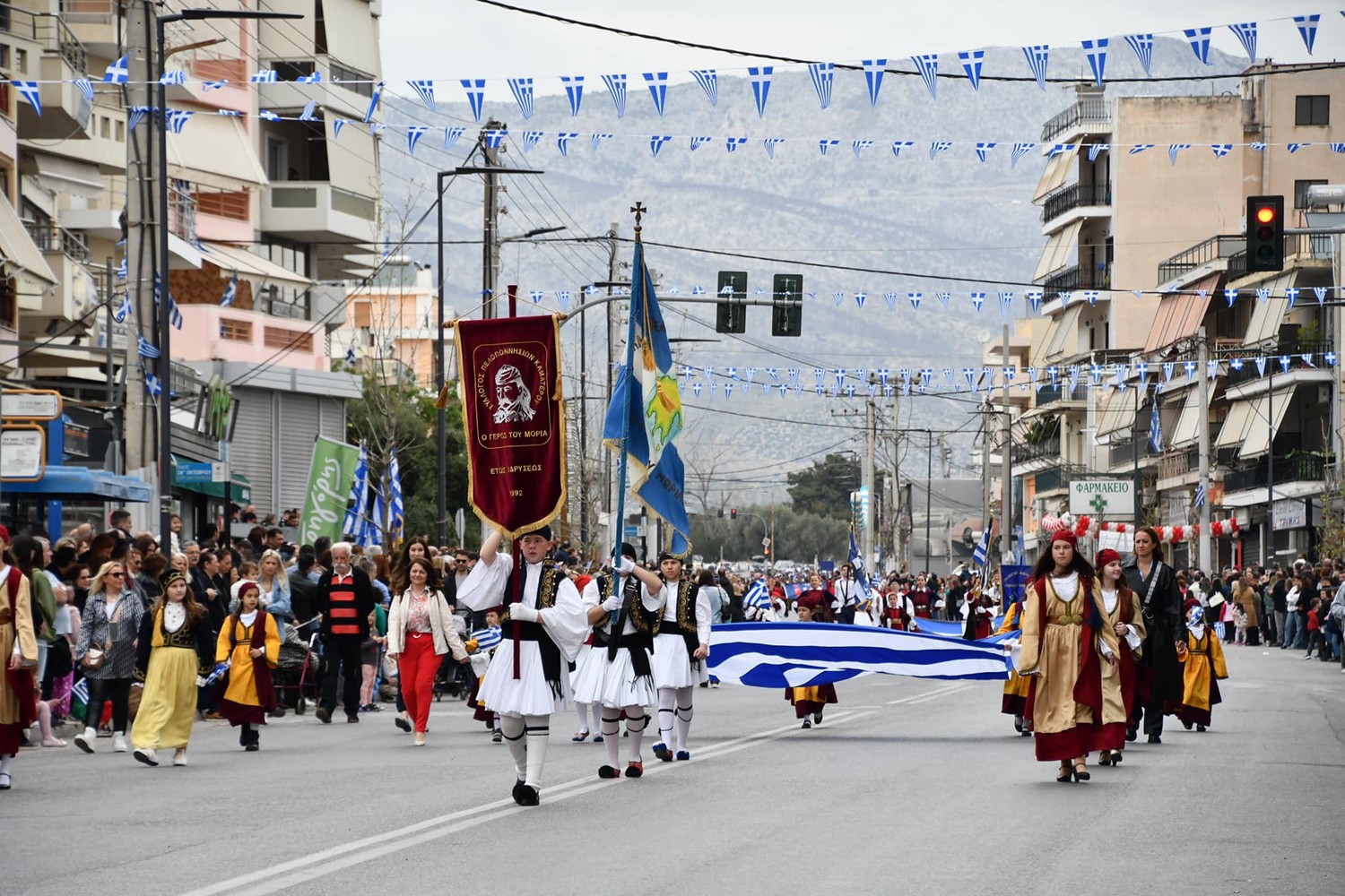Δήμος Αγίων Αναργύρων-Καματερού: Με λαμπρότητα ο εορτασμός και η παρέλαση για την εθνική επέτειο της 25ης Μαρτίου