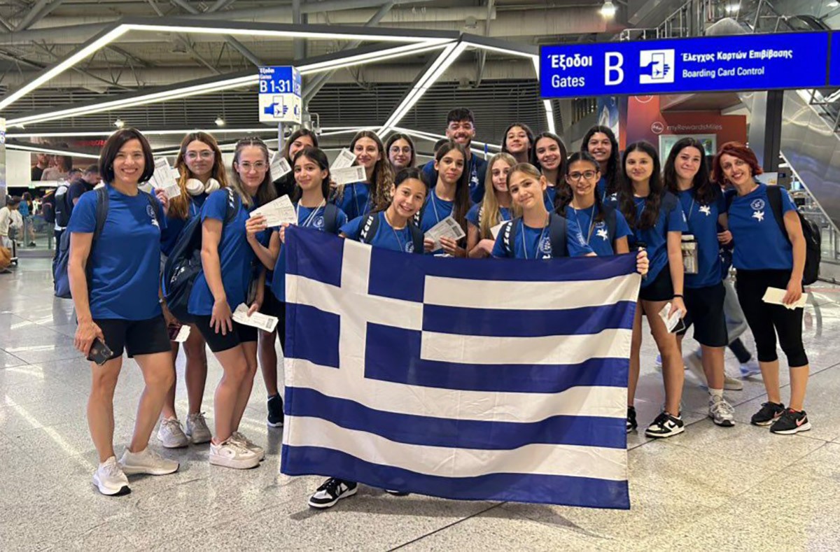 Με τις ευχές όλων στις βαλίτσες της αναχώρησε για τον 5ο Παγκόσμιο Διαγωνισμό Γυμναστικής η διαγωνιστική ομάδα του Δήμου Φυλής