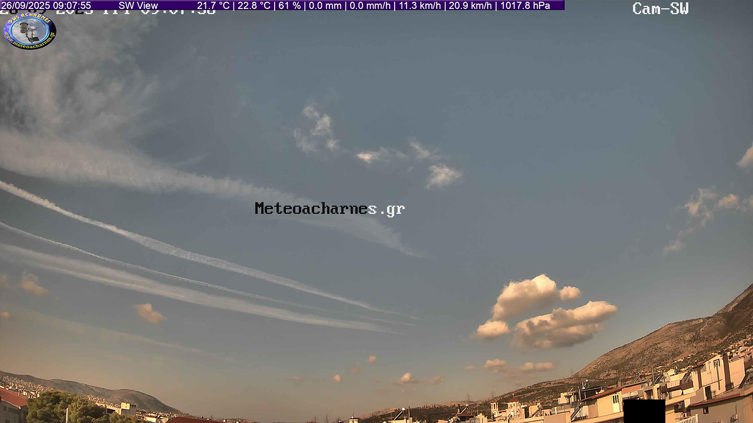 Meteoacharnes: Διαδοχικά τα κύματα της κακοκαιρίας. Ποιο φαίνεται ενισχυμένο από βροχές και Αττική. Η πρόγνωση για Αχαρνές, Ίλιον & Φυλή
