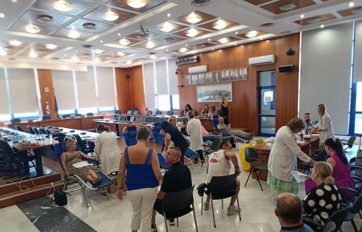 Μεγάλη συμμετοχή στην 59η εθελοντική αιμοδοσία του Δήμου Αχαρνών