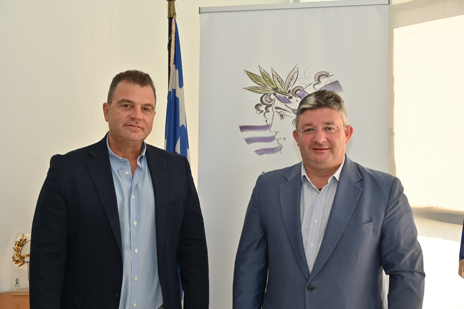 Αχαρνές: Συνάντηση Βρεττού – Δαμάσκου με επίκεντρο τα ζητήματα του Δήμου