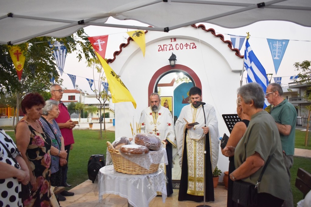Με ιδιαίτερη σεμνότητα ο εορτασμός του Ι.Ν. Αγίας Σοφίας στο Τσουκλίδι Άνω Λιοσίων