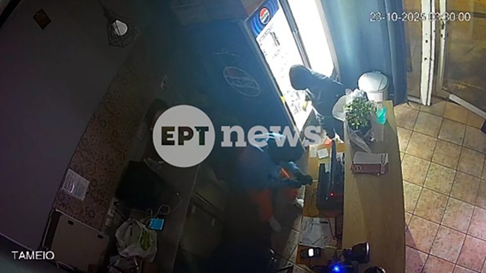 Βίντεο – ντοκουμέντο από ληστεία σε ψητοπωλείο στα Άνω Λιόσια