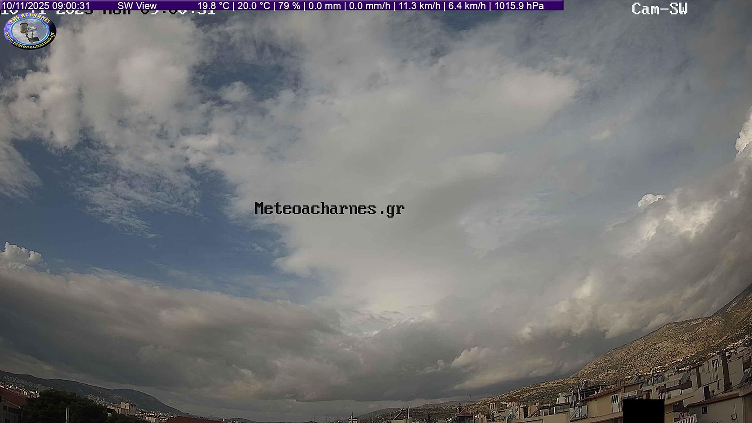 Meteoacharnes: Τελευταία και τυχερή μας ημέρα σήμερα για βροχές και καταιγίδες. Πτώση στη θερμοκρασία. Η πρόγνωση για Αχαρνές, Ίλιον & Φυλή