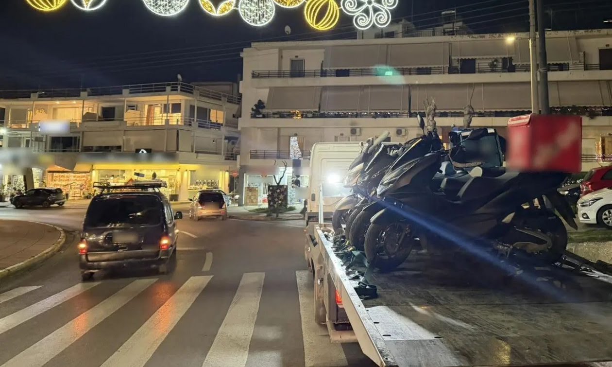 Ίλιον: Μπαράζ τροχονομικών ελέγχων- 13 οχήματα απομακρύνθηκαν με γερανό