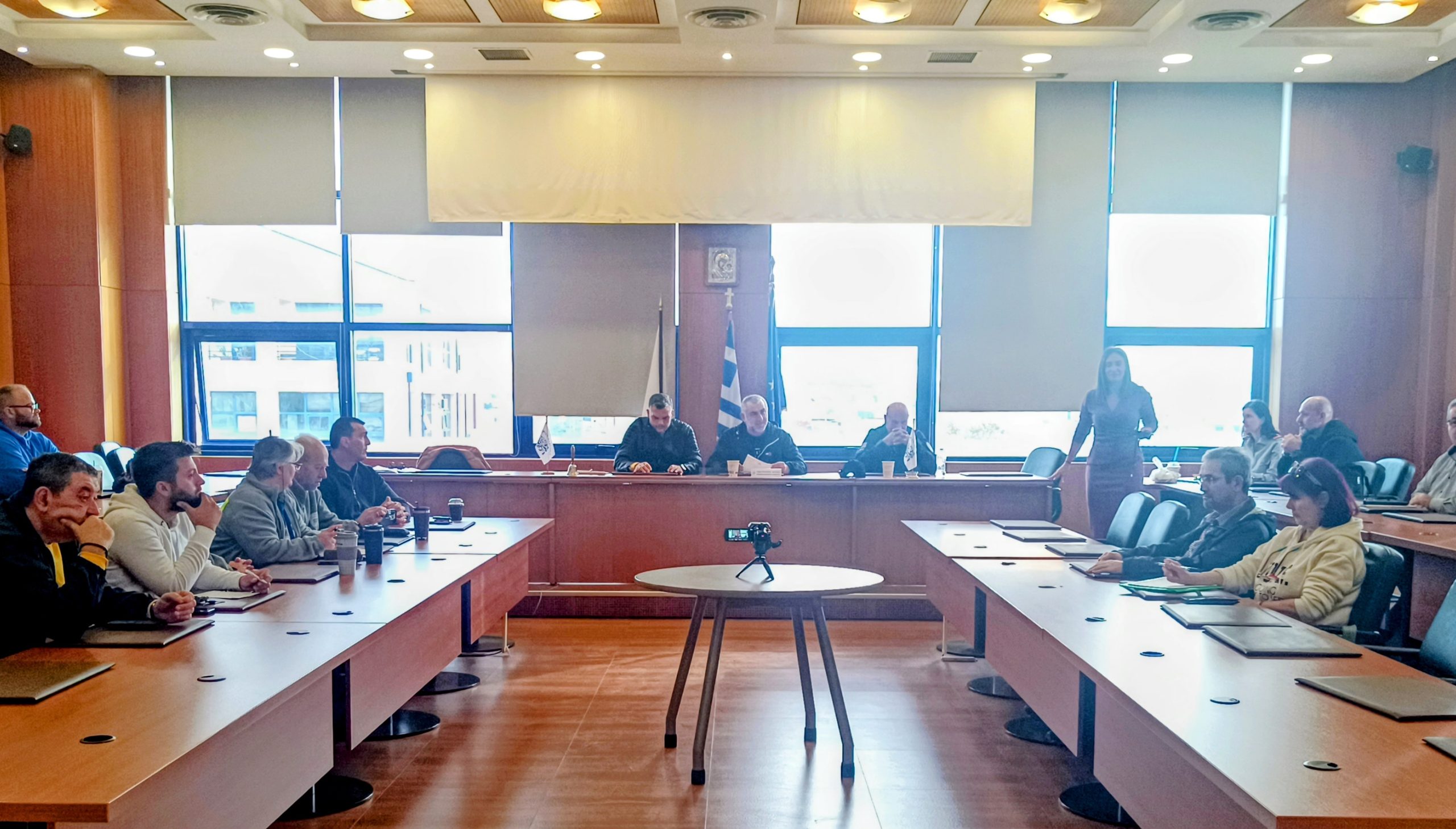 Η επιχειρησιακή ετοιμότητα του Δήμου Αχαρνών ενόψει έντονων καιρικών φαινομένων συζητήθηκε στο ΤΕΣΟΠΠ