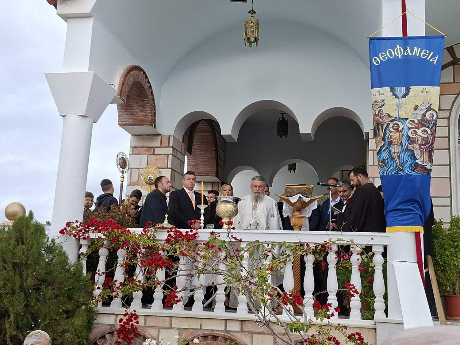 Κατάνυξη στον Αγιασμό των Υδάτων στον Ι.Ν. Κοιμήσεως Θεοτόκου Φυλής