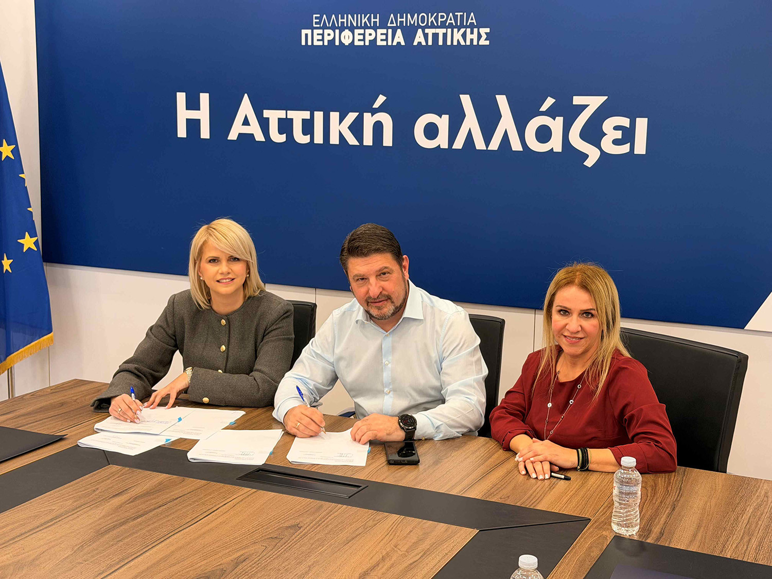 Υπεγράφη η προγραμματική σύμβαση από Περιφέρεια Αττικής και Δήμο Ιλίου για την αποκατάσταση στο αντλιοστάσιο