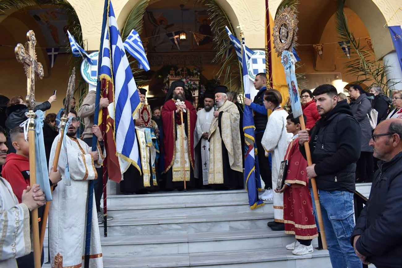 Με κατάνυξη η λιτάνευση της Εικόνας από τον Ι.Ν. Ευαγγελίστριας Άνω Λιοσίων