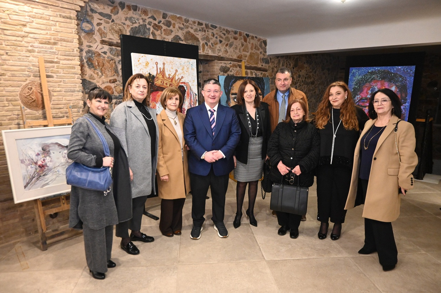 Ξεχώρισε η έκθεση ζωγραφικής στην εκδήλωση της ΔΗΜ.ΤΟ Αχαρνών-Θρακομακεδόνων για τη γυναίκα