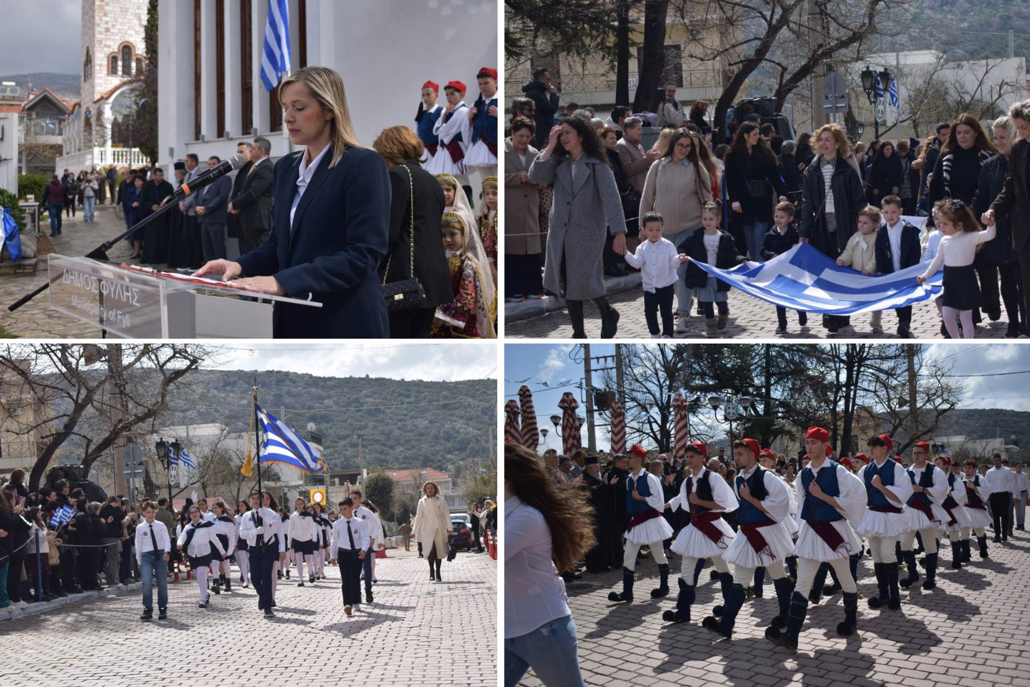 Φυλή: Παράδοση και λαμπρότητα στην παρέλαση για την εθνική επέτειο της 25ης Μαρτίου