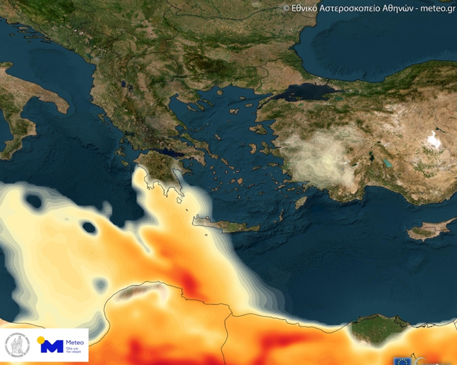 Meteoacharnes: Νέα εισβολή Αφρικανικής σκόνης, μέτρια ως ισχυρή. Πιθανές αύριο οι λασποβροχές. Σαββατοκύριακο με ανεβασμένες θερμοκρασίες Η πρόγνωση για Αχαρνές, Ίλιον & Φυλή
