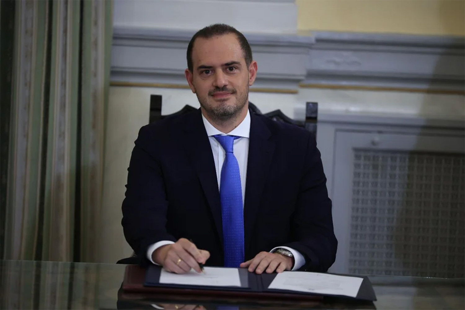 Ορκίστηκε ως νέος αναπληρωτής υπουργός Μεταφορών ο Γιώργος Κώτσηρας