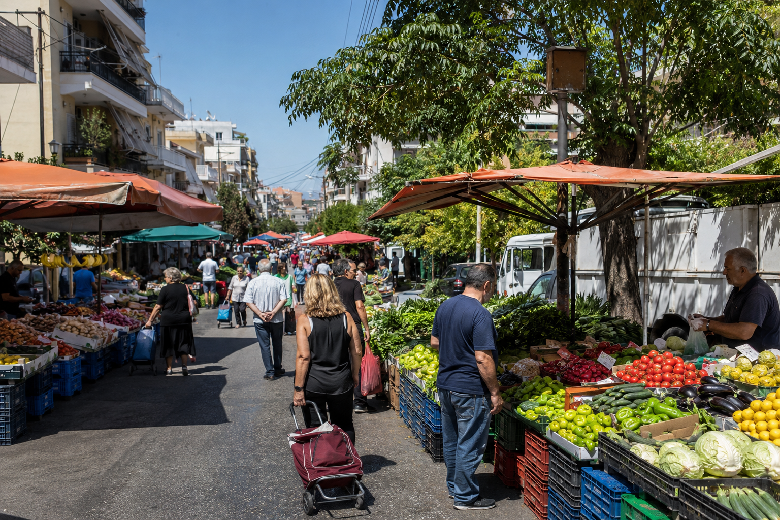 Πετρούπολη: Πού μεταφέρεται από 3 Ιουλίου η λαϊκή αγορά του κέντρου