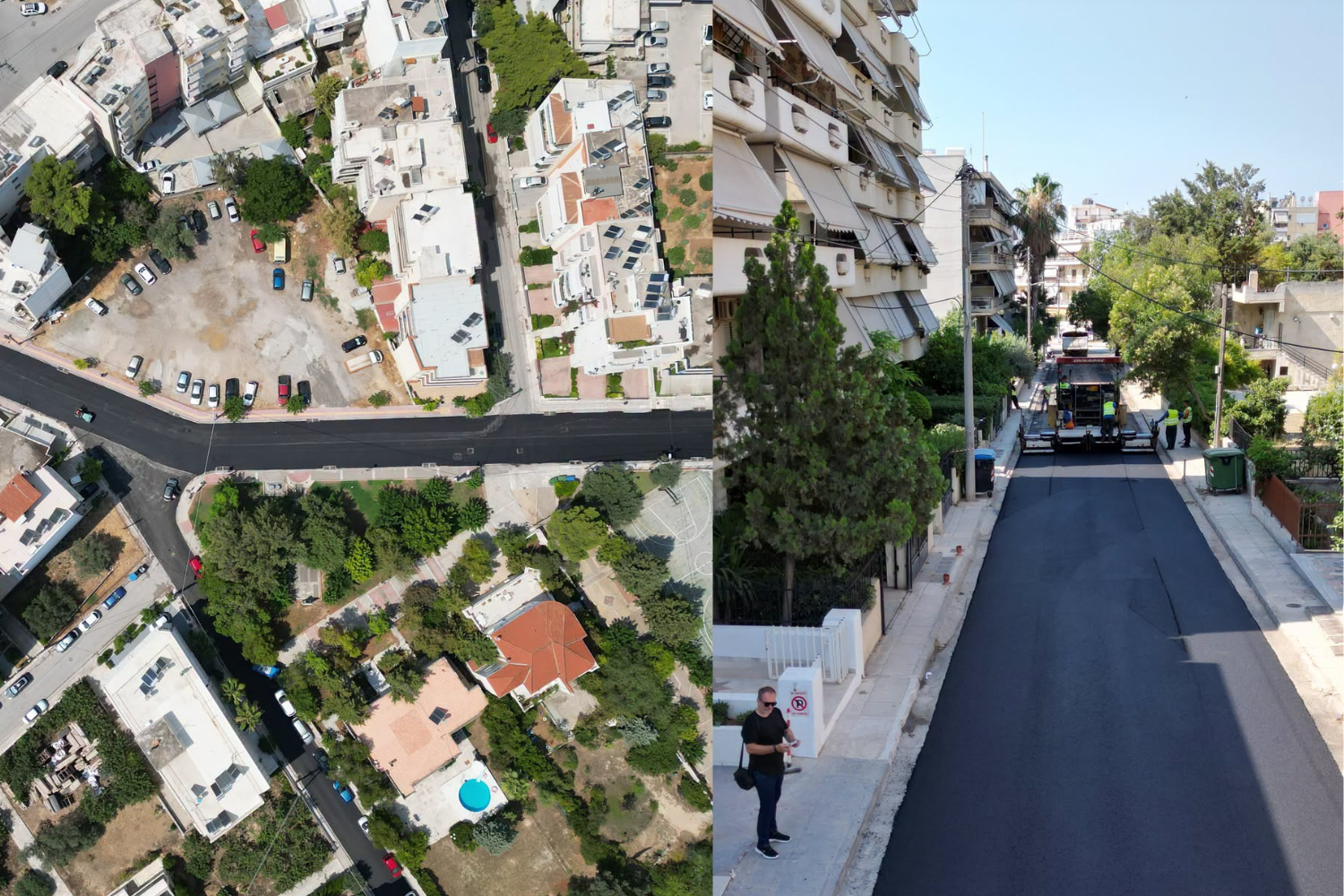Νέες ασφαλτοστρώσεις και αναβάθμιση του οδικού δικτύου στον Δήμο Αγίων Αναργύρων – Καματερού