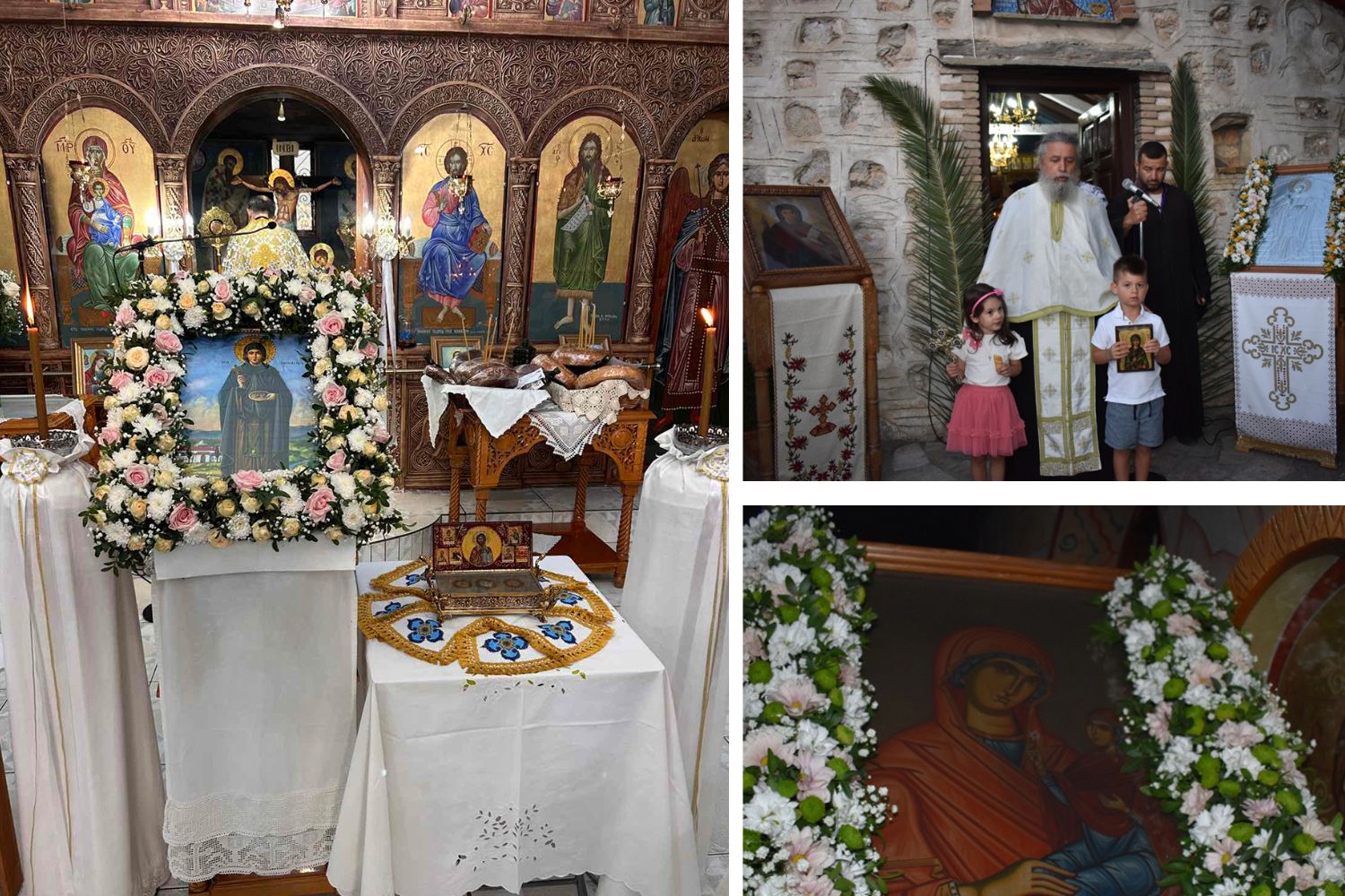Αγία Άννα Φυλής, Αγία Παρασκευή στο Ζεφύρι και Αγία Παρασκευή στη Φυλή γιορτάστηκαν με κατάνυξη από πλήθος πιστών