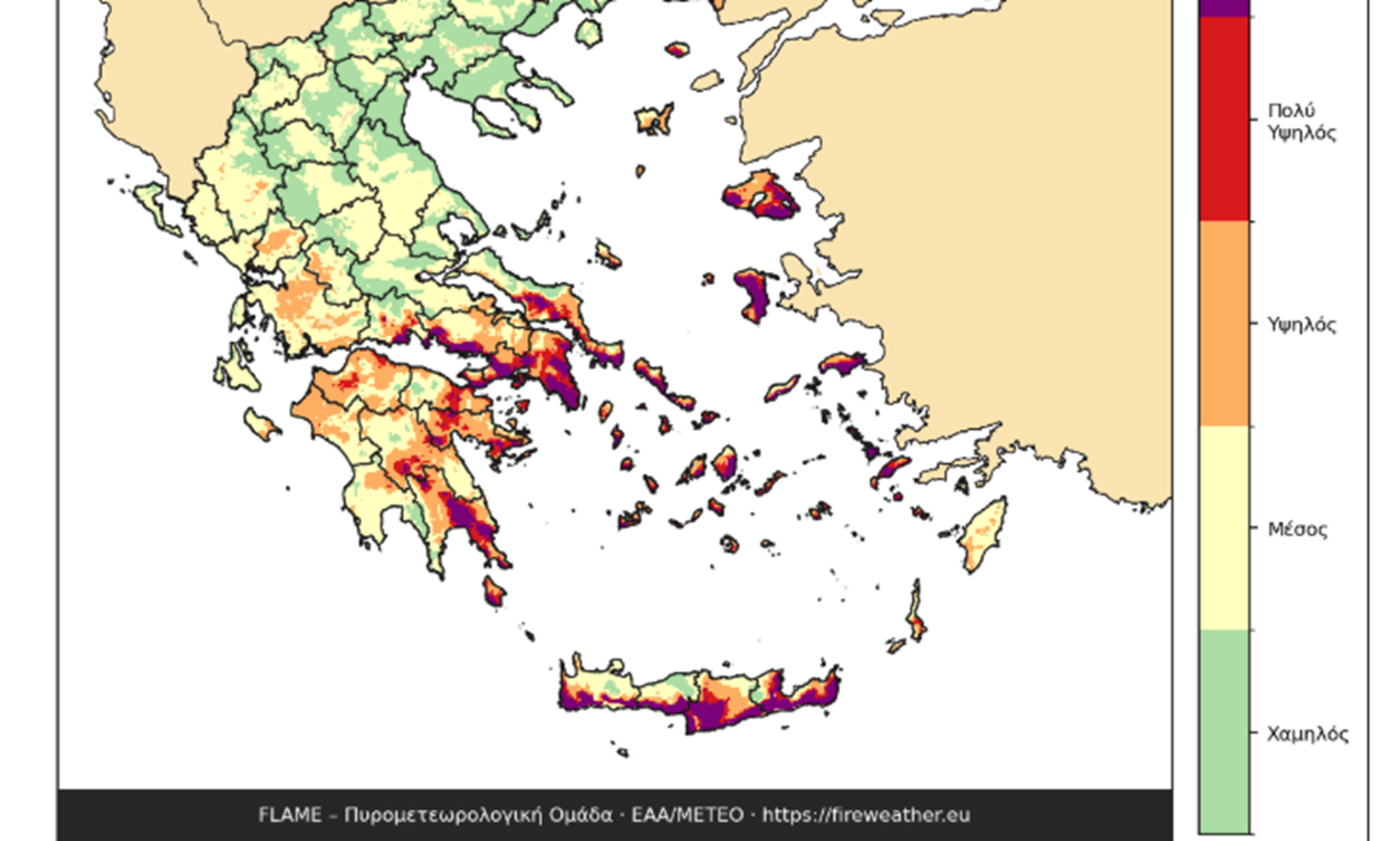 Ώρες υψηλού κινδύνου και για την Πάρνηθα – Πότε αναμένεται υποχώρηση των ανέμων