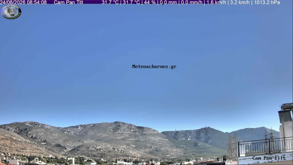 Meteoacharnes: Με πιο υψηλές θερμοκρασίες θα φύγει ο Αύγουστος. Προηγείται μικρή πτώση στη θερμοκρασία. Η πρόγνωση για Αχαρνές, Ίλιον & Φυλή