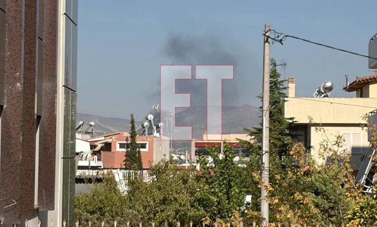 Άνω Λιόσια: Φωτιά σε κοντέινερ – Άμεση η κατάσβεση από την Πυροσβεστική